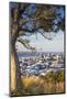 View of Auckland from Mount Eden, Auckland, North Island, New Zealand-Ian Trower-Mounted Photographic Print