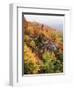 View of Autumnal Rocks, Blue Ridge Parkway, North Carolina, USA-Adam Jones-Framed Photographic Print