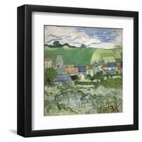 View of Auvers, 1890-Vincent van Gogh-Framed Art Print