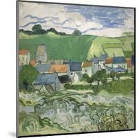 View of Auvers, 1890-Vincent van Gogh-Mounted Art Print