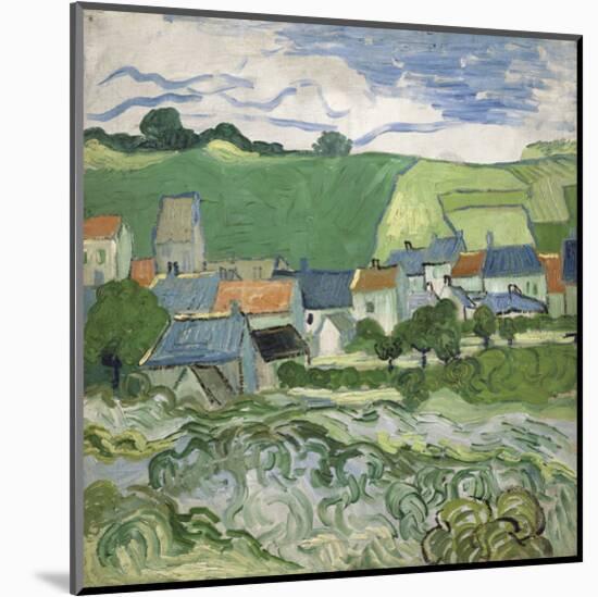 View of Auvers, 1890-Vincent van Gogh-Mounted Art Print