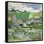 View of Auvers, 1890-Vincent van Gogh-Framed Stretched Canvas