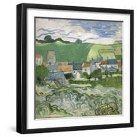 View of Auvers, 1890-Vincent van Gogh-Framed Giclee Print