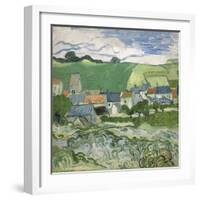 View of Auvers, 1890-Vincent van Gogh-Framed Giclee Print