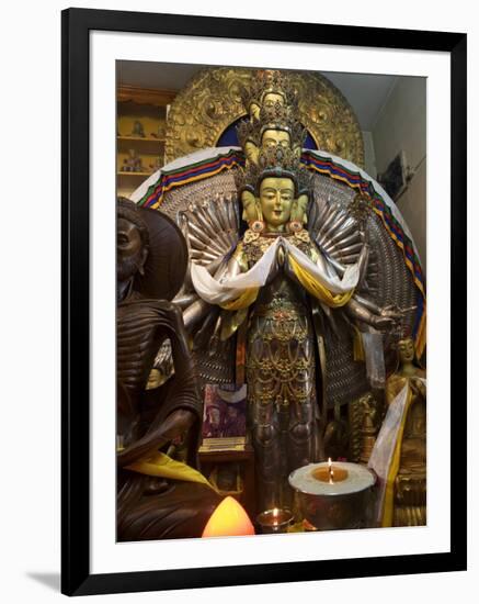 View of Avalokiteshvara (Bodhisattva of Compassion) Patron Deity of Tibet-null-Framed Photographic Print