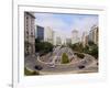 View of Avenida 23 de Maio from Viaduto do Cha, City of Sao Paulo, State of Sao Paulo, Brazil, Sout-Karol Kozlowski-Framed Photographic Print