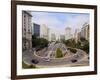 View of Avenida 23 de Maio from Viaduto do Cha, City of Sao Paulo, State of Sao Paulo, Brazil, Sout-Karol Kozlowski-Framed Photographic Print