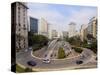 View of Avenida 23 de Maio from Viaduto do Cha, City of Sao Paulo, State of Sao Paulo, Brazil, Sout-Karol Kozlowski-Stretched Canvas