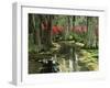 View of Azaleas and Cypresses Magnolia Plantation, Charleston, South Carolina, USA-Adam Jones-Framed Photographic Print