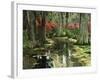 View of Azaleas and Cypresses Magnolia Plantation, Charleston, South Carolina, USA-Adam Jones-Framed Photographic Print