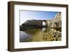 View of Azure Window Stone Arch, Dwejra, Gozo, Malta-Massimo Borchi-Framed Photographic Print