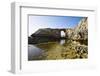 View of Azure Window Stone Arch, Dwejra, Gozo, Malta-Massimo Borchi-Framed Photographic Print