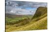 View of Back Tor and Vale of Edale, Derbyshire Peak District, Derbyshire, England-Frank Fell-Stretched Canvas
