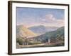 View of Bagni Di Lucca, October 1813-Elisa Bonaparte-Framed Giclee Print