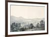 View of Bala Pool, Llyntagit, from above Llanfawr Church, Meirionethshire, 1805 (W/C on Paper)-Moses Griffith-Framed Giclee Print