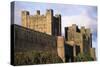 View of Bamburgh Castle, Northumberland, England, 11th Century-null-Stretched Canvas