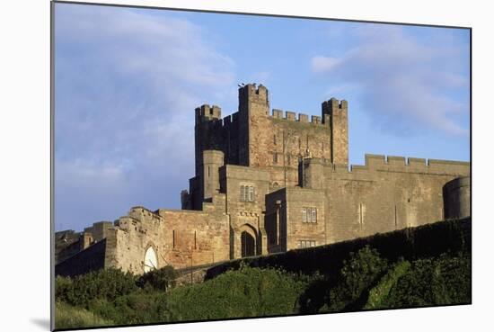 View of Bamburgh Castle, Northumberland, England, 11th Century-null-Mounted Giclee Print