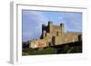 View of Bamburgh Castle, Northumberland, England, 11th Century-null-Framed Giclee Print