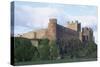 View of Bamburgh Castle, Northumberland, England, 11th Century-null-Stretched Canvas