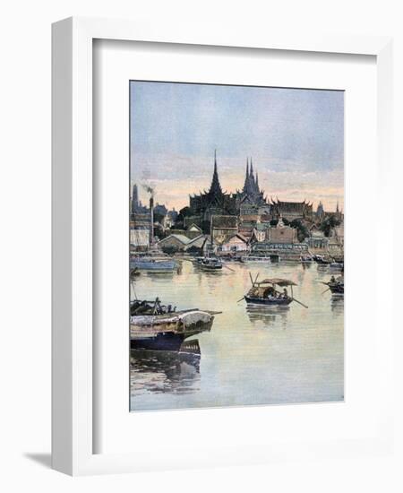 View of Bangkok, 1893-Henri Meyer-Framed Giclee Print