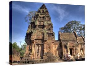 View of Banteay Srei, Angkor, Siem Reap, Cambodia-null-Stretched Canvas
