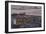 View of Barcelona at dusk, Barcelona, Catalonia, Spain, Europe-Frank Fell-Framed Photographic Print