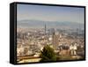 View of Barcelona from Mirador del Alcade, Barcelona, Catalunya (Catalonia) (Cataluna), Spain-Nico Tondini-Framed Stretched Canvas