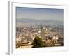 View of Barcelona from Mirador del Alcade, Barcelona, Catalunya (Catalonia) (Cataluna), Spain-Nico Tondini-Framed Photographic Print