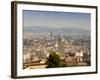 View of Barcelona from Mirador del Alcade, Barcelona, Catalunya (Catalonia) (Cataluna), Spain-Nico Tondini-Framed Photographic Print