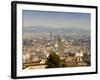 View of Barcelona from Mirador del Alcade, Barcelona, Catalunya (Catalonia) (Cataluna), Spain-Nico Tondini-Framed Photographic Print