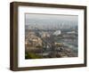 View of Barcelona from Mirador del Alcade, Barcelona, Catalunya (Catalonia) (Cataluna), Spain-Nico Tondini-Framed Photographic Print