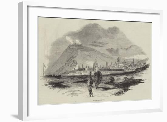 View of Barcelona-null-Framed Giclee Print