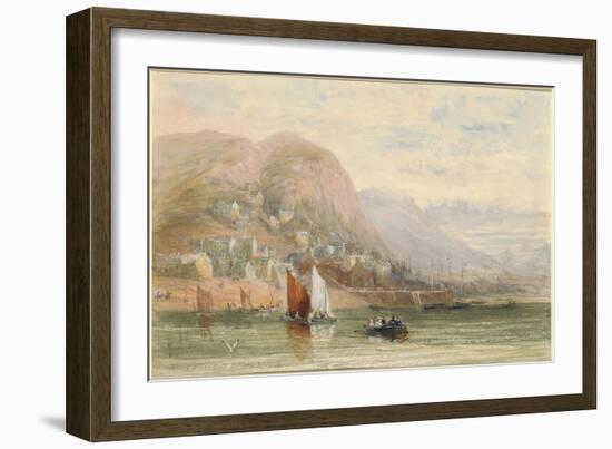 View of Barmouth, North Wales-David Cox-Framed Giclee Print