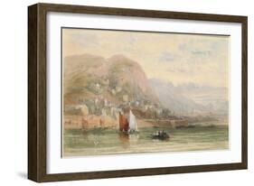 View of Barmouth, North Wales-David Cox-Framed Giclee Print