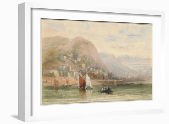 View of Barmouth, North Wales-David Cox-Framed Giclee Print