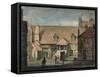 View of Barracks in Scotland Yard, Whitehall, Westminster, London, 1818-null-Framed Stretched Canvas