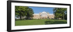 View of Bascom Hill with University of Wisconsin-Madison and Bascom Hall, Madison, Dane County,...-Panoramic Images-Framed Photographic Print