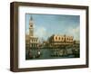 View of Basin of St Marks Square, Venice-Canaletto-Framed Giclee Print