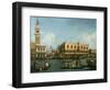 View of Basin of St Marks Square, Venice-Canaletto-Framed Giclee Print