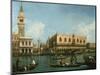 View of Basin of St Marks Square, Venice-Canaletto-Mounted Giclee Print