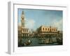 View of Basin of St Marks Square, Venice-Canaletto-Framed Giclee Print