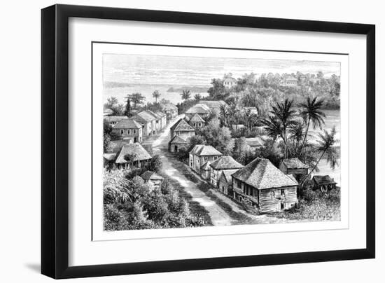 View of Basse-Terre, Guadeloupe, C1890-null-Framed Giclee Print