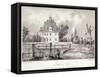 View of Baumes House, Hoxton, London, C1830?-Dean and Munday-Framed Stretched Canvas