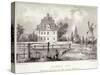 View of Baumes House, Hoxton, London, C1830?-Dean and Munday-Stretched Canvas