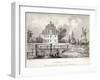 View of Baumes House, Hoxton, London, C1830?-Dean and Munday-Framed Giclee Print