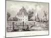 View of Baumes House, Hoxton, London, C1830?-Dean and Munday-Mounted Giclee Print