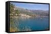 View of Bay, Becici, Budva Bay, Montnegro, Europe-Frank Fell-Framed Stretched Canvas