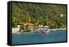 View of Bay, Cane Garden Bay, Tortola Island, British Virgin Islands-Massimo Borchi-Framed Stretched Canvas