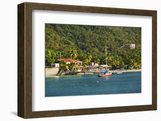 View of Bay, Cane Garden Bay, Tortola Island, British Virgin Islands-Massimo Borchi-Framed Photographic Print