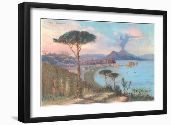 View of Bay of Naples, Italy-null-Framed Art Print